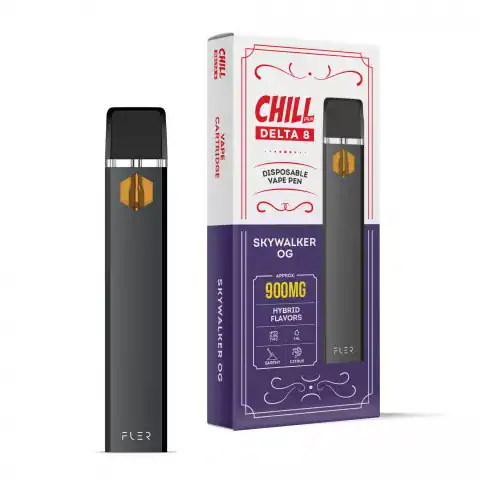 Delta 8 Vape Pen – 900mg – Skywalker OG – Hybrid – 1ml – Chill Plus